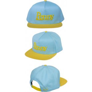 Penny Snapback Cap Blue Yellow