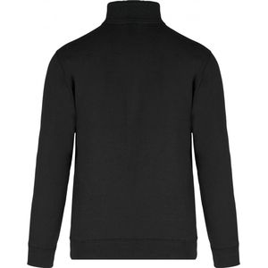 Sweatshirt Heren M Kariban Rolkraag Lange mouw Black 80% Katoen, 20% Polyester