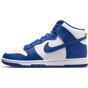 Nike Dunk Hi Retro Sneakers - Blauw/Wit - Maat 38.5 - Unisex