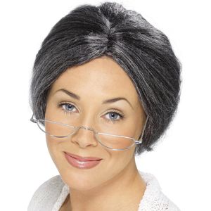 Dressing Up & Costumes | Party Accessories - Granny Bun Wig