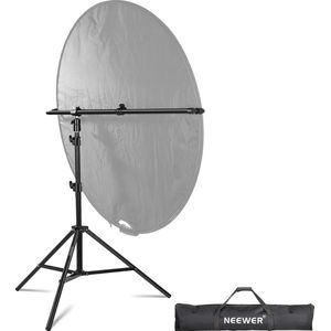 Neewer® - Uitschuifbare Reflectiehouderarm met 6.6'/2m Statief & Tas - Fotostudio Telescopische 28"" tot 47"" Boomarm, 360° Draaibare Reflectiebeugel voor Product-, Portret-, Studio- en Buitenfotografie