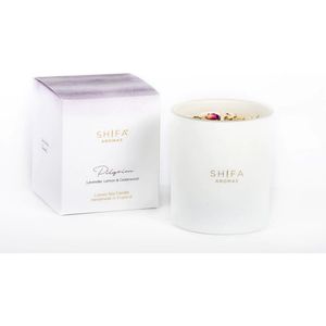 Shifa Aromass-sGeurkaarss-sPilgrims-ssoywaxs-sUKs-s220grams-sScented candles-sBloemig