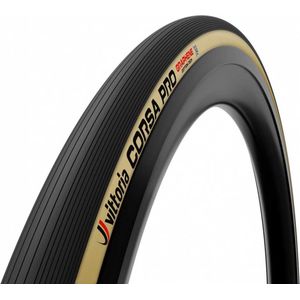 Vittoria Corsa Pro G2.0 Tubeless Ready Racefiets Buitenband Vouwband Zwart/Tan 700 / 26C