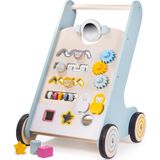 Bigjigs Activiteiten Leren-Lopen-Wagen / Looptrainer FSC 100%