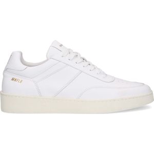 Manfield Leren Sneakers Wit