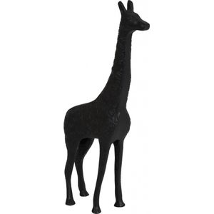 Light & Living - Deco Beeld Giraffe Zwart - Metaal Zwart - 46x21x7cm (hxbxd)