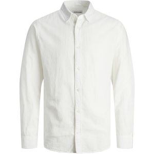 JACK&JONES JUNIOR JJELINEN BLEND SHIRT LS SN JNR Jongens Overhemd - Maat 164