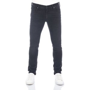 Jack & Jones Heren Jeans Broeken JJIGLENN slim Fit Zwart 32W / 36L Volwassenen Denim Jeansbroek
