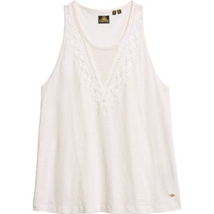 Superdry JERSEY LACE VEST Dames Top - Maat M