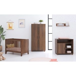 Cabino Babykamer Roan Walnut 3 Delig