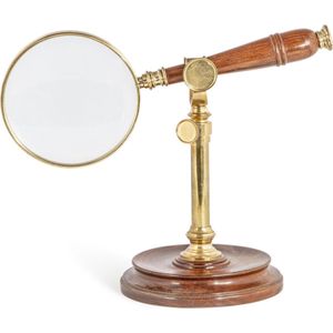 Authentic Models - Magnifying Glass With Stand - Vergrootglas - vergrootglas op standaard - 25cm x 11,5cm x 18cm