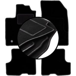 Complete set veloursmatten voor: Dacia Duster II 2WD SUV (2018-)
