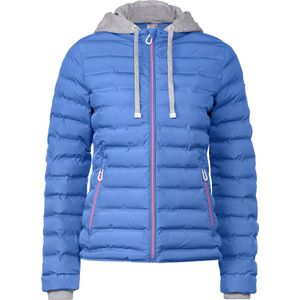 CECIL Welded jacket Dames Jas - water blauw - Maat XXL