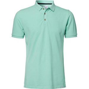 SKOT Polo Duurzaam - Green Sapphire - Groen - Slim Fit - Maat L