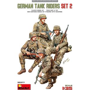 1:35 MiniArt 35377 German Tank Riders Set 2 Plastic Modelbouwpakket