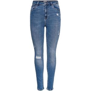 Onlmila Life  Hwsk Ank Dst Bj Medium Blue Denim