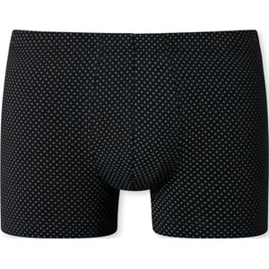 SCHIESSER Cotton Casuals boxer (1-pack) - heren shorts zwart met patroon - Maat: 3XL