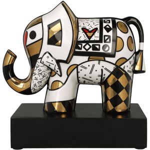 Goebel - Romero Britto | Decoratief beeld Golden Great India 2 | Porselein - 22cm - 2025