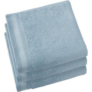 De Witte Lietaer - Contessa - Handdoek - 50x100 cm - Set van 3 - Ice Blue