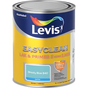 Levis EasyClean Lak & Primer 2-In-1 Mix - Shady Blue B40 - 1 L