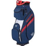 Wilson Staff Exo II Cartbag - Blauw Wit Rood