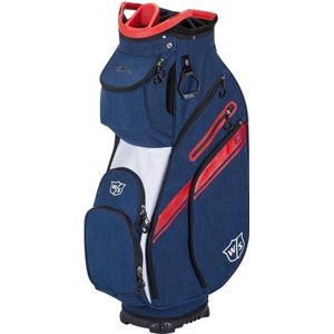 Wilson Staff Exo II Cartbag - Blauw Wit Rood