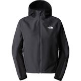 The North Face Athletic Outdoor Hoodie Jas Dames Softshell Asphalt Grey-Tnf Black L