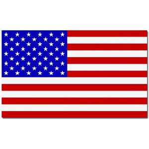 Vlaggen Verenigde Staten Amerika 90 x 150 cm feestartikelen - USA/Amerikaanse President Verkiezingen - Supporter/fan decoratie artikelen