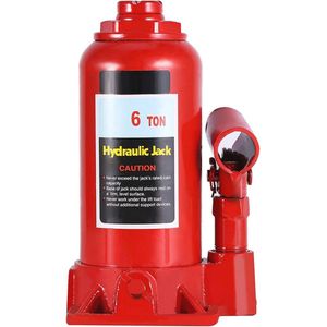 Hydraulische Stempelkrik 6T - Ideaal voor Auto, SUV, Vrachtwagen en Tractor