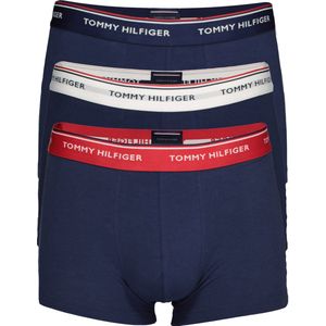 Tommy Hilfiger Boxershorts - Mannen - 3-pack - Navy/Wit/Rood - Maat S