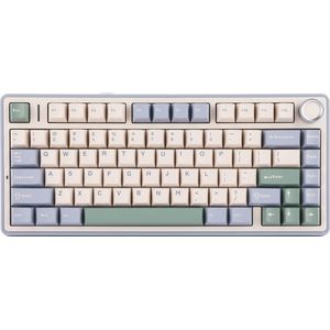 AULA F75 - Draadloze Gaming Toetsenbord - Mechanisch - Gasket - Hot Swap - QWERTY Toetsenborden - Tri mode - 80 Keys - Ceder groen