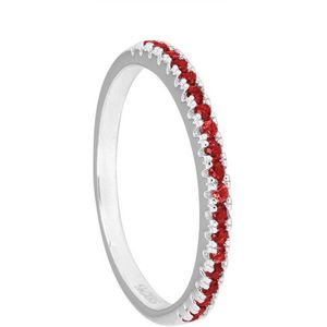 Di Lusso - Ring Annecy - Zirkonia - Zilver 925 - Dames - 17.00 mm