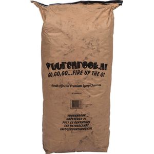 Vuur&Rook South African Premium Lump Charcoal 100% Black Wattle by Dammers 10 kg