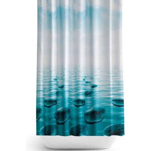 Casabueno Zen - Douchegordijn 120x200 cm - Badkamer Gordijn - Shower Curtain - Waterdicht - Een Stuk - Sneldrogend en Anti Schimmel -Wasbaar en Duurzaam - 5075