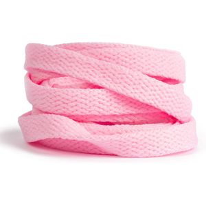 GBG Sneaker Veters 100CM - Roze - Lichtroze - Pink - Light Pink - Schoenveters - Laces - Platte Veter