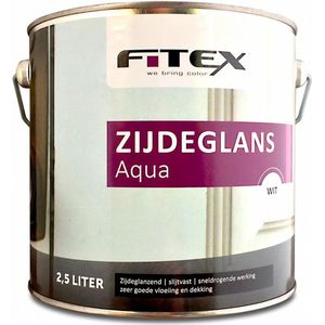 Fitex-Zijdeglans Aqua-Ral 7016 Antracietgrijs 2,5 liter