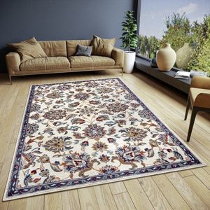 Flycarpets Klassiek Vloerkleed - Caracci - Crème / Multi - 120x170 cm