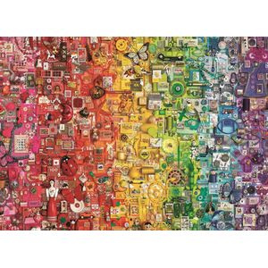 Cobble Hill puzzle 1000 pieces - Colourfull rainbow