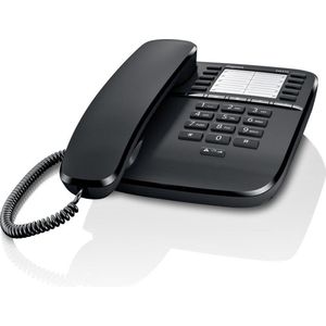 Gigaset DA510 - Vaste telefoon - Makkelijk in gebruik - Tot 100 contactpersonen - Ideaal voor werk en thuis - Zwart