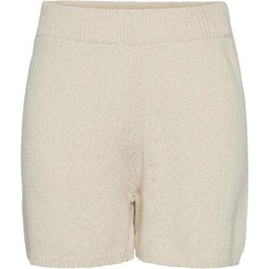 Pieces Broek Pcarisa Hw Knit Shorts 17148798 Raw Cotton Dames Maat - L