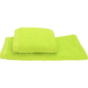 ARTG® Towelzz - Gastenhanddoek - 30 x 50 cm - Lime Groen - Lime Green - Set 10 stuks