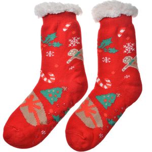 Clayre & Eef Kerstsokken one size Rood Synthetisch Kerstbomen