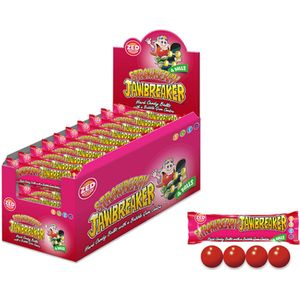 Jawbreaker - Strawberry - 4x40 Stuks - 4-Pack - Snoep - Hard - Cadeautje - Cadeau - Kado - Kauwgom