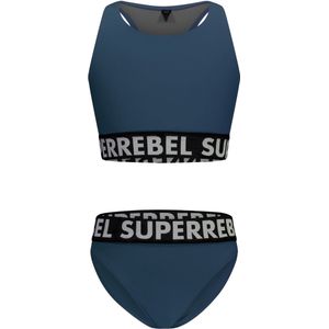 SuperRebel - Carmel-tanktop-bikini - NAVY - Maat 128
