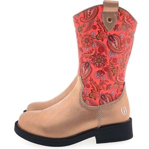 Cowboylaarzen | Meisjes | Pink Print | Teddy | Shoesme | Maat 25