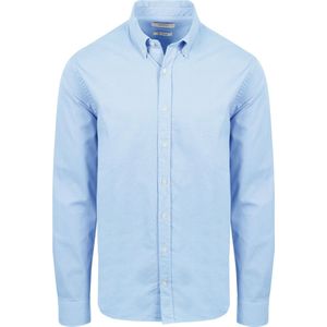 King Essentials The Tommy Overhemd Lichtblauw - Maat L - Heren