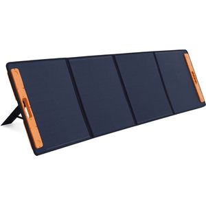 Draagbare Zonnepaneel - Opvouwbaar Zonnepaneel - Zonnepaneel - Zonne-energie -100W 12V - Monokristallijn - Zonnepaneelkit met USB DC-uitgang - Draagbaar Buitenzonnepaneel - voor Krachtcentrale - Caravan RV - Boot - Camper - Tuin