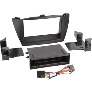2-DIN Paneel geschikt voor Inbay® Hyundai iX35 2010-2013 Kleur: Zwart