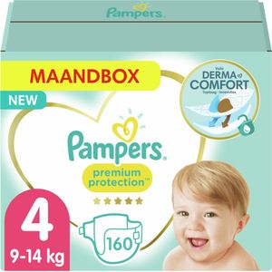 Pampers - Premium Protection - Maat 4 - Maandbox - 160 luiers - Voordeel