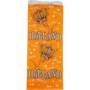 Snackzak 25 - Oranje - Holland - Party - WK Voetbal - Koningsdag - halve pond - Wereldkampioenschap - feest